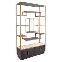 Richmond Interiors Claremont Brown Display Cabinet