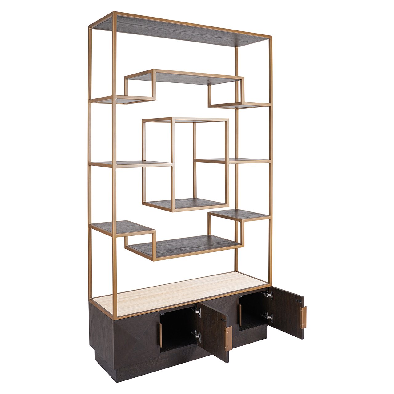 Richmond Interiors Claremont Brown Display Cabinet