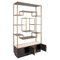 Richmond Interiors Claremont Brown Display Cabinet