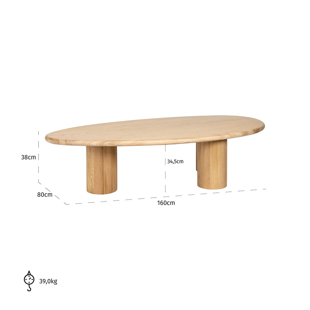 Oakley Oval Coffee Table Richmond 5