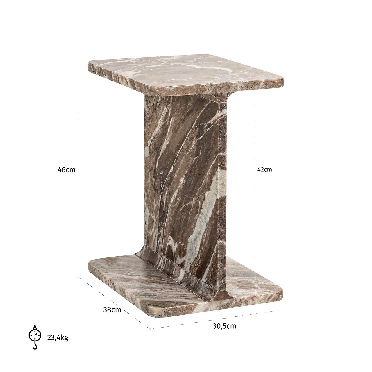 Richmond Interiors Benson Side Table