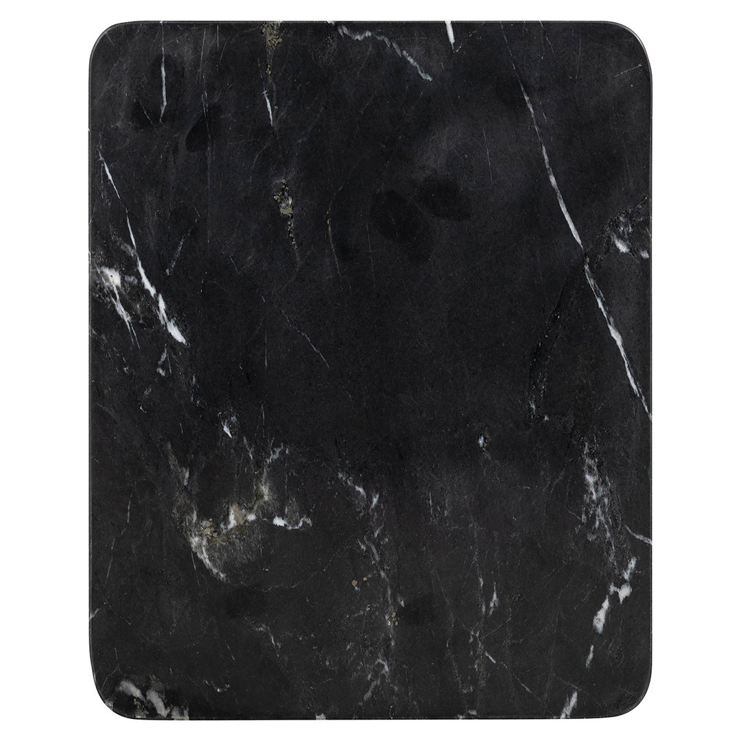 Benson Marble Square Side Table - Black Richmond 4