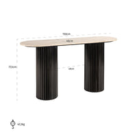 Richmond Interiors Hampton  2 Tone Console Table