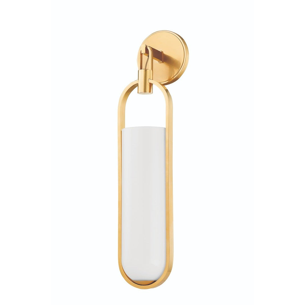 Lorimer 1 Light Wall Sconce - Aged Brass Hudson Valley Lighting 2
