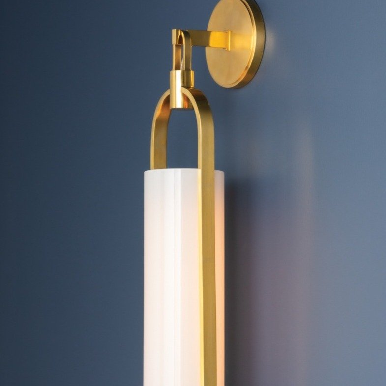 Lorimer 1 Light Wall Sconce - Aged Brass Hudson Valley Lighting 4