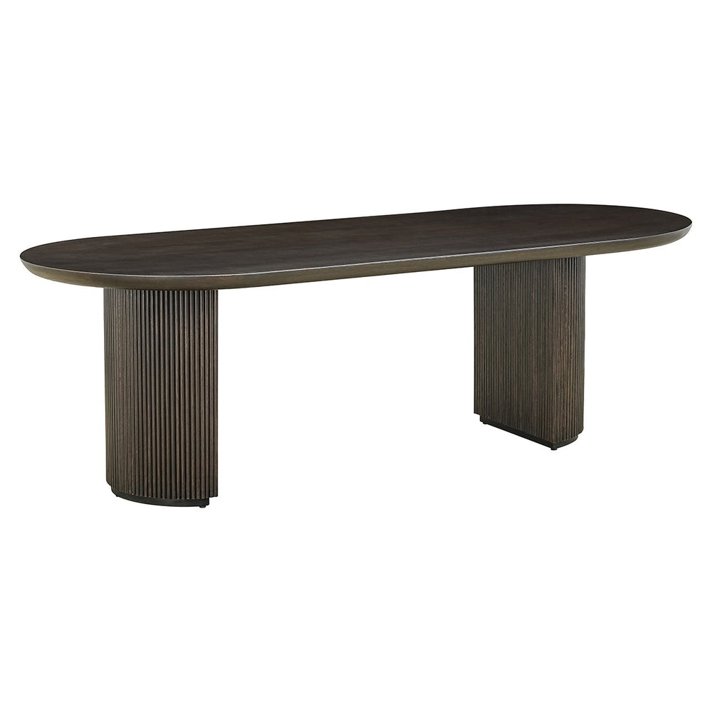 Kingston Oval Dining Table 240cm - Brown Richmond 2