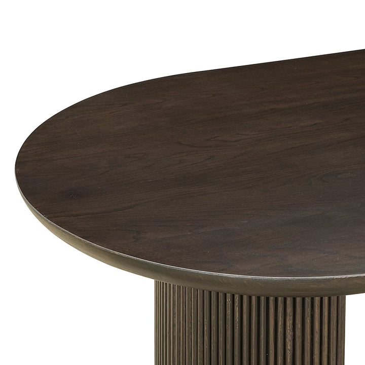 Kingston Oval Dining Table 240cm - Brown Richmond 4
