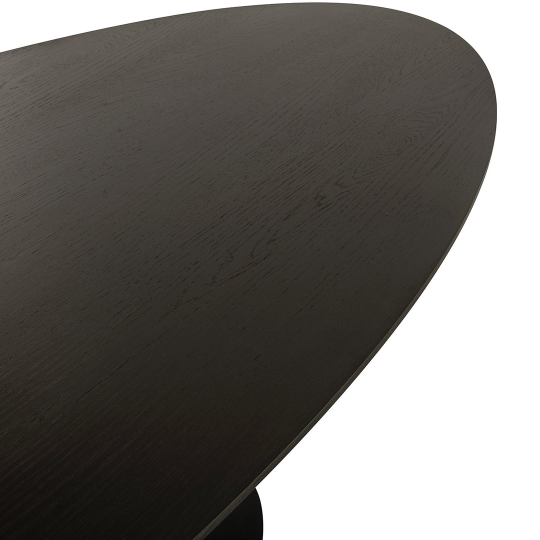 Gordon Oval Dining Table 300cm - Dark Coffee Richmond 5