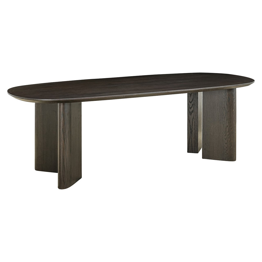 Durban Oval Dining Table 300cm - Dark Coffee – Olivia's