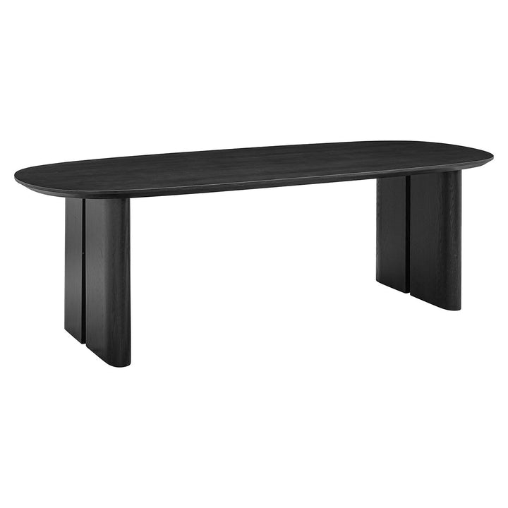 Durban Oval Dining Table 300cm - Dark Coffee Richmond 5
