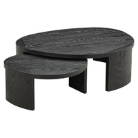 Richmond Interiors Navarino Set of 2 Dark Coffee Tables