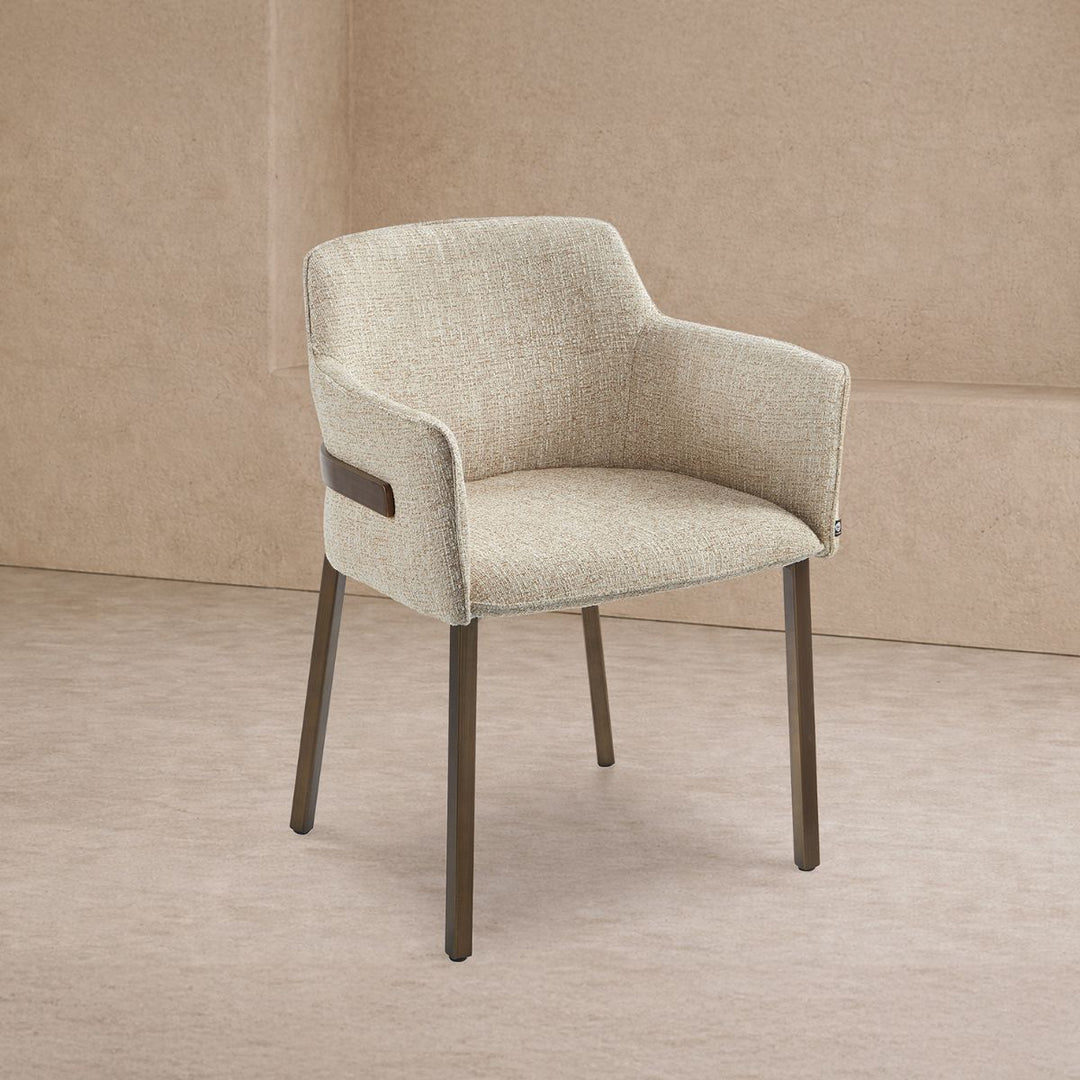 Tessa Set of 2 Dining Chairs (Crib 5) - Field Beige