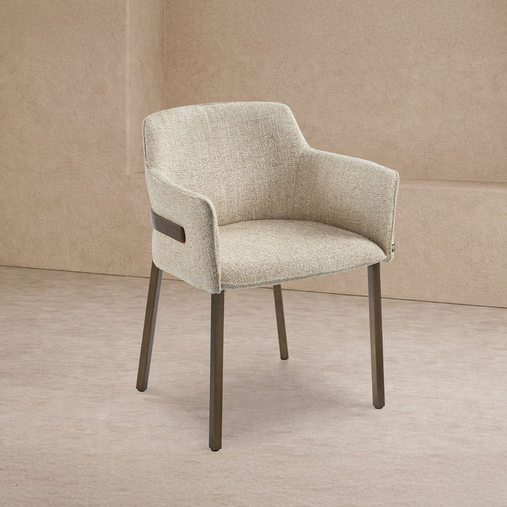 Tessa Set of 2 Dining Chairs (Crib 5) - Field Beige