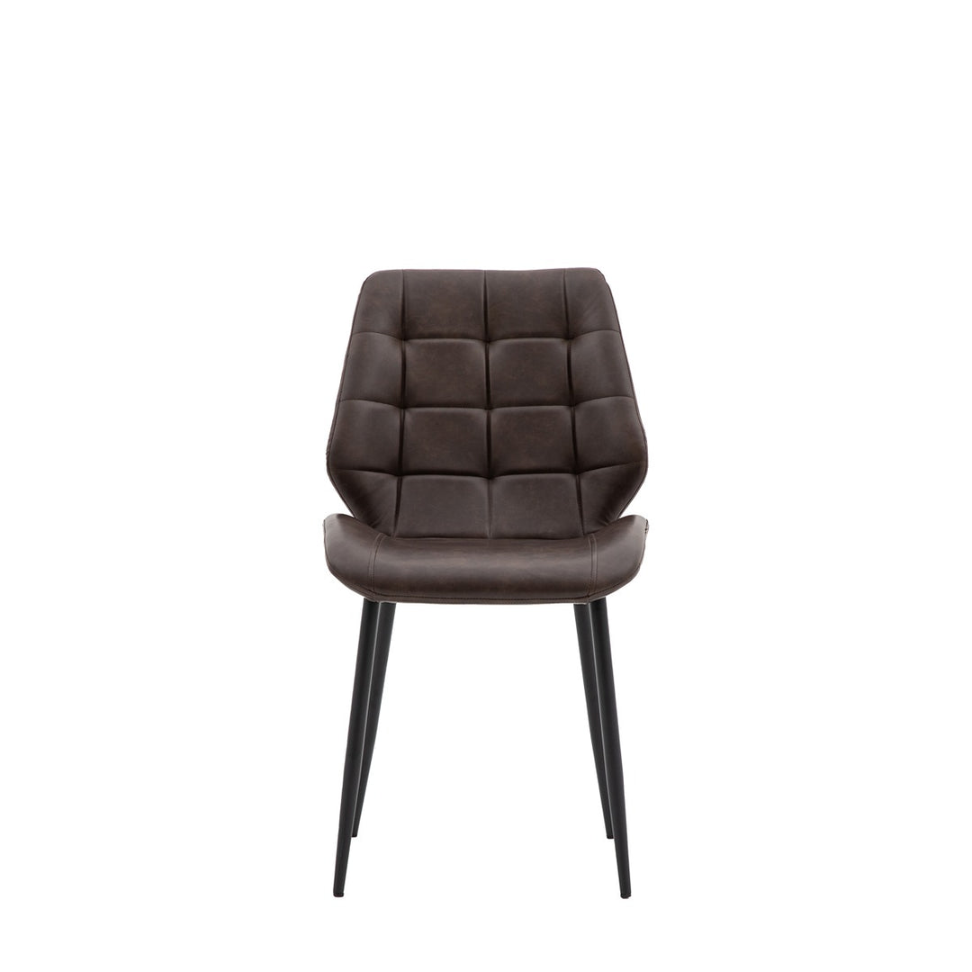 Winton Set of 2 Dining Chairs - Brown GalleryDirect 1