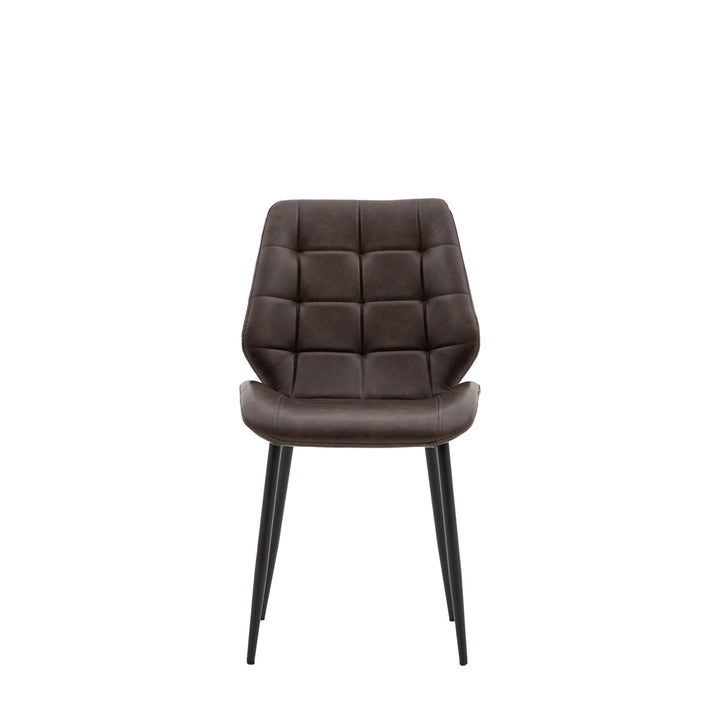 Winton Set of 2 Dining Chairs - Brown GalleryDirect 1
