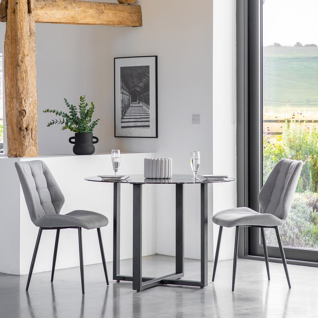 Winton Set of 2 Dining Chairs - Brown GalleryDirect 4