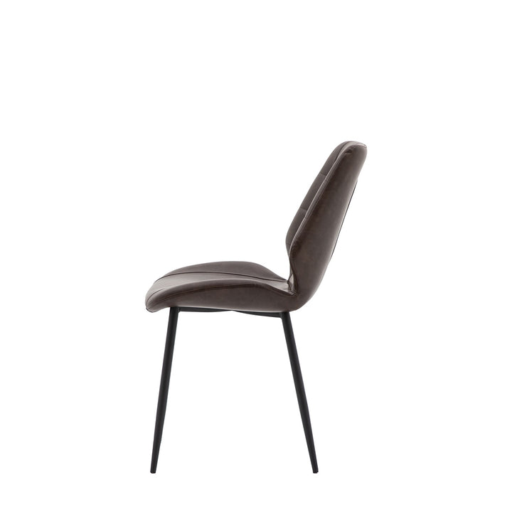 Winton Set of 2 Dining Chairs - Brown GalleryDirect 7