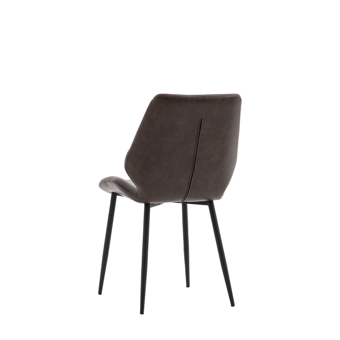 Winton Set of 2 Dining Chairs - Brown GalleryDirect 8