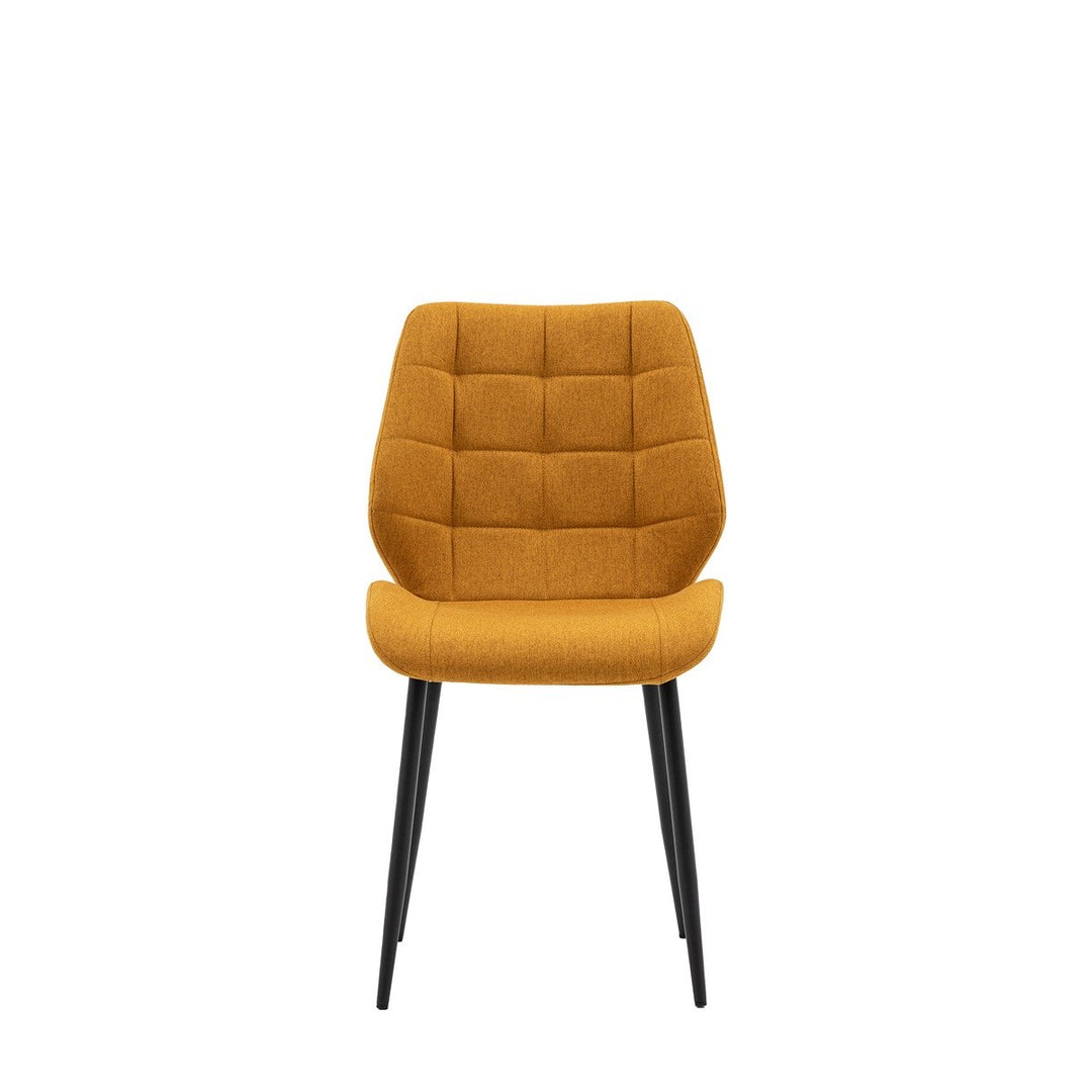 Winton Set of 2 Dining Chairs - Saffron GalleryDirect 1