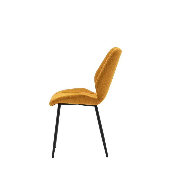 Winton Set of 2 Dining Chairs - Saffron GalleryDirect 7