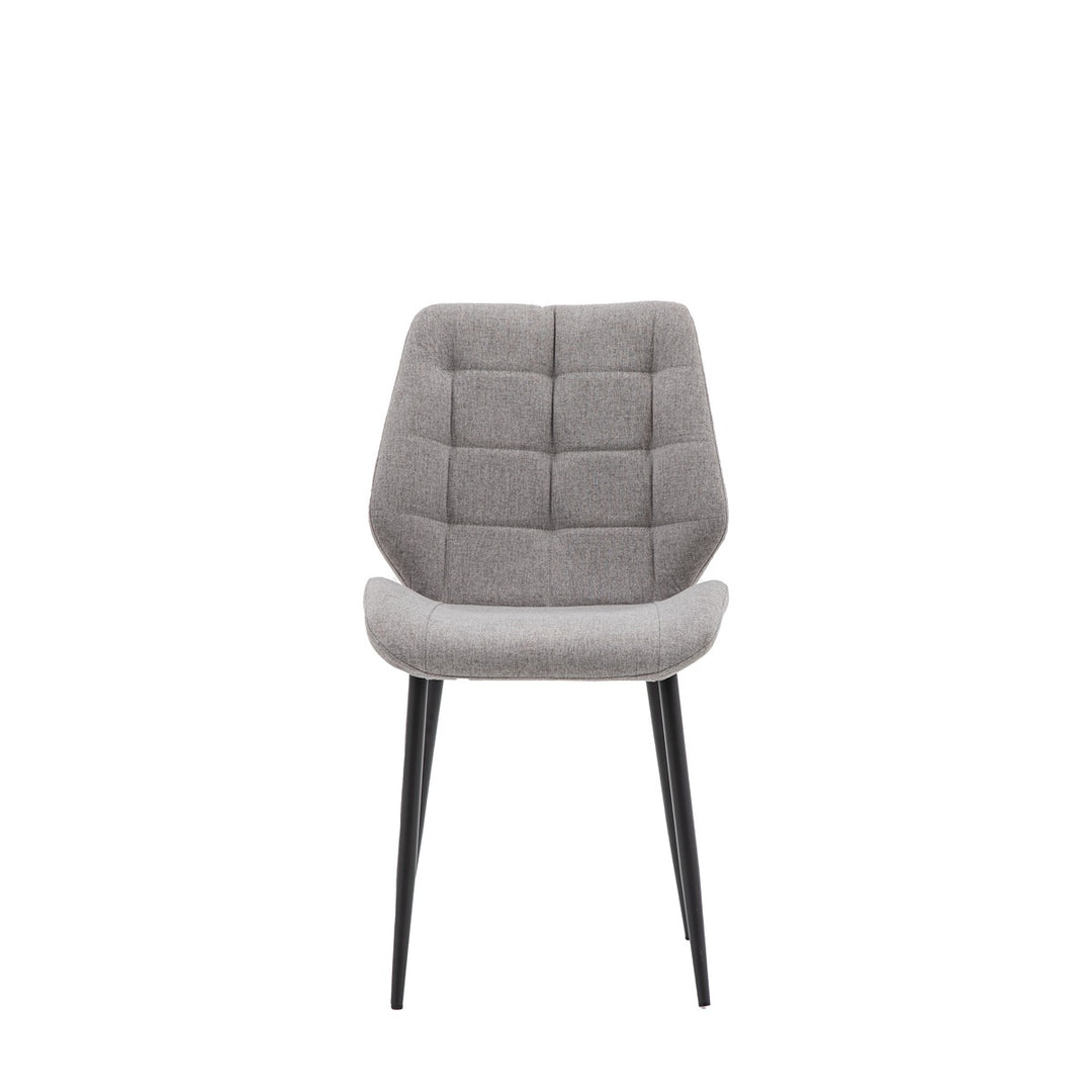 Winton Set of 2 Dining Chairs - Light Grey GalleryDirect 1