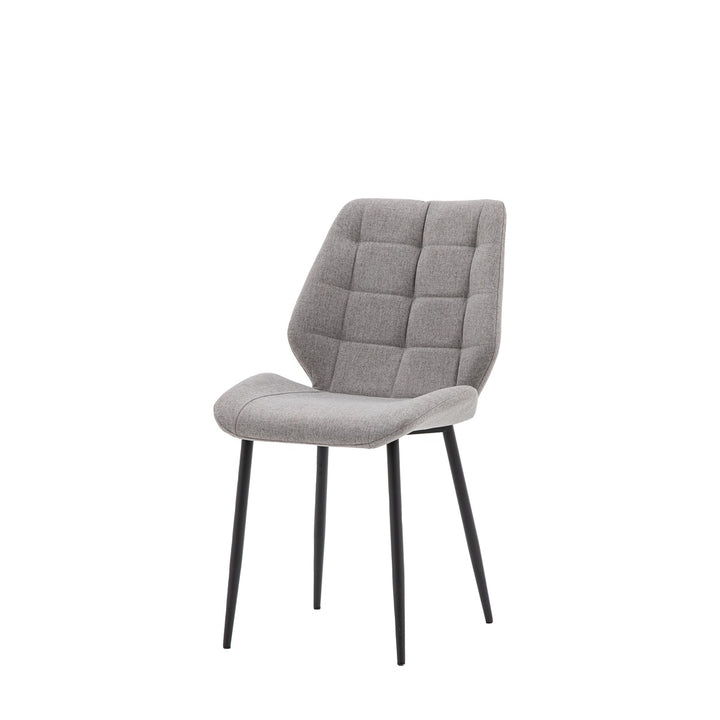Winton Set of 2 Dining Chairs - Light Grey GalleryDirect 5