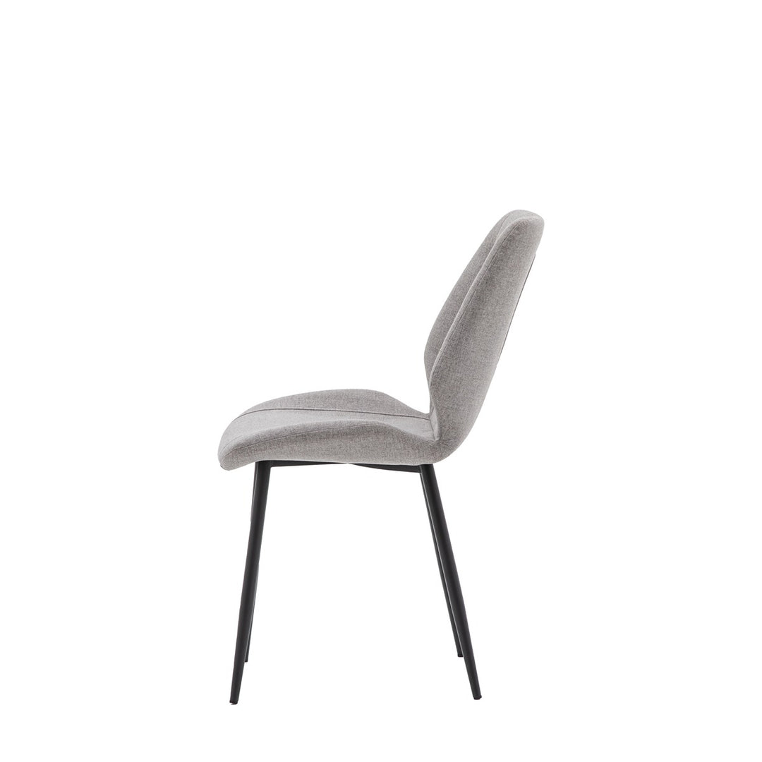 Winton Set of 2 Dining Chairs - Light Grey GalleryDirect 6