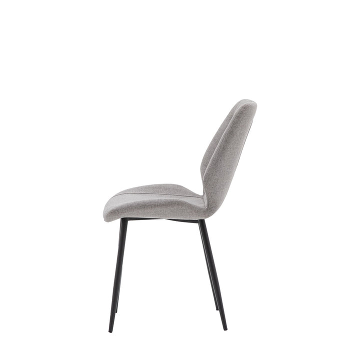Winton Set of 2 Dining Chairs - Light Grey GalleryDirect 6