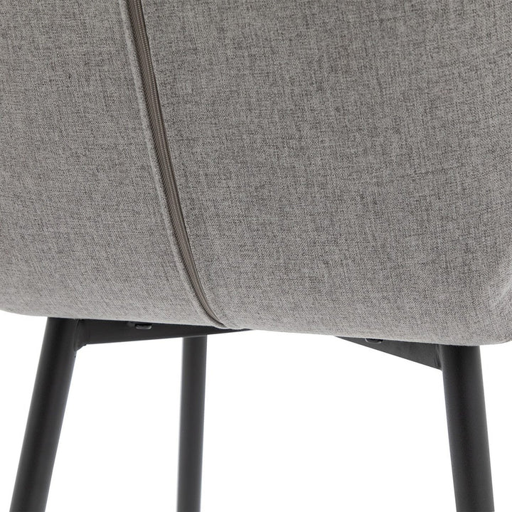 Winton Set of 2 Dining Chairs - Light Grey GalleryDirect 8