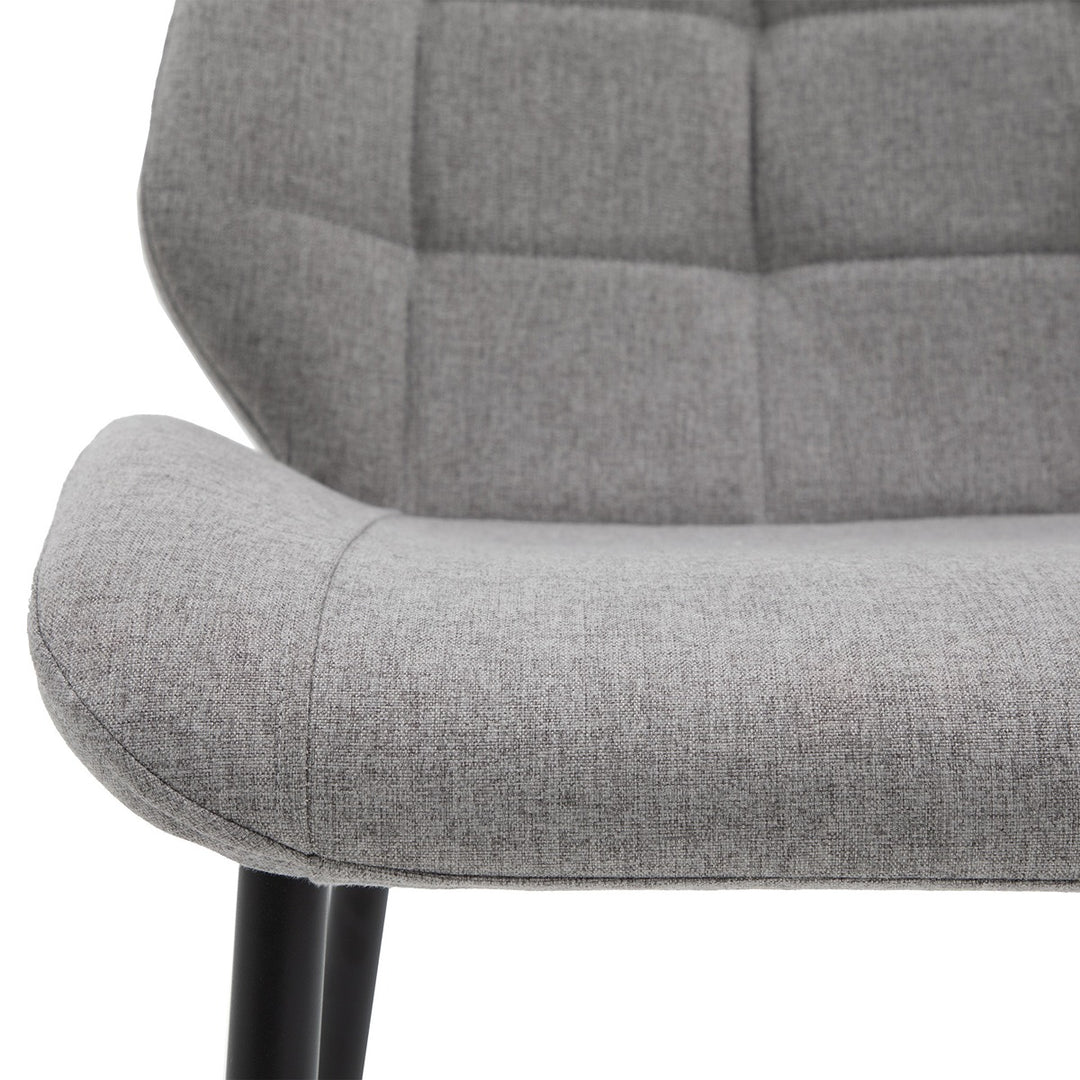 Winton Set of 2 Dining Chairs - Light Grey GalleryDirect 9
