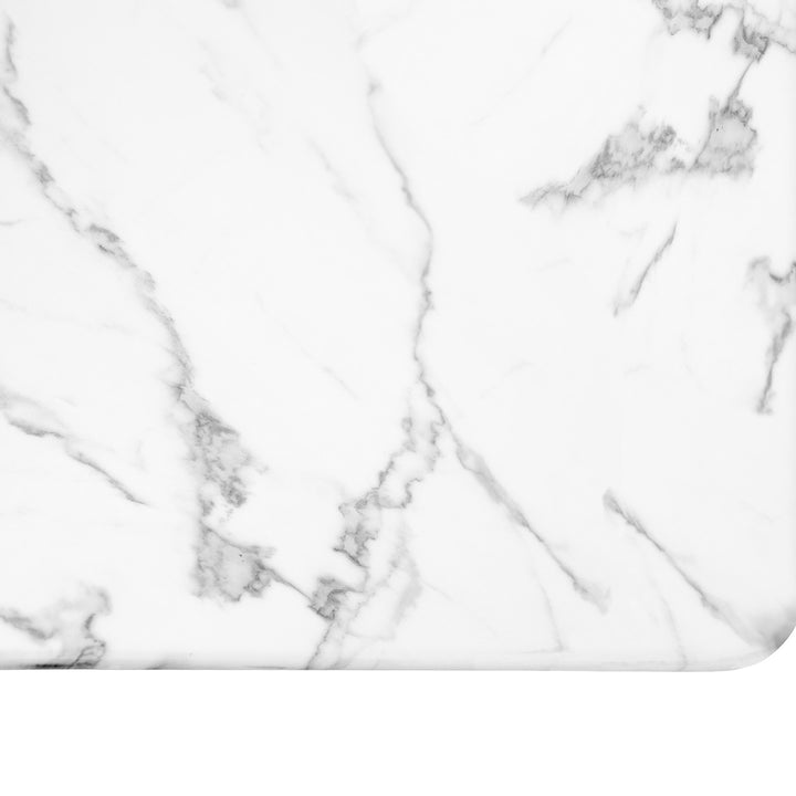 Davidson Faux Marble Rectangular Dining Table - Black & White GalleryDirect 6