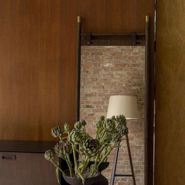 Riva Mirror - Beech Wood & Brass Dutchbone 2