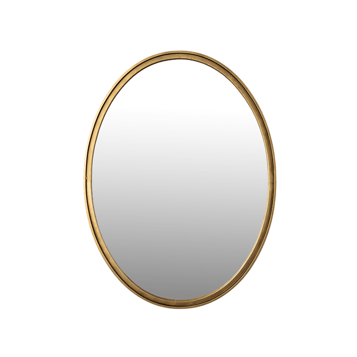 Mo Oval Mirror in Antique Brass | Outlet Olivia's 6