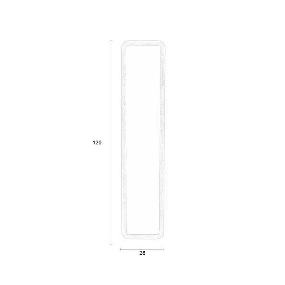 Nyko Rectangle Mirror - Rubber Wood Zuiver 5