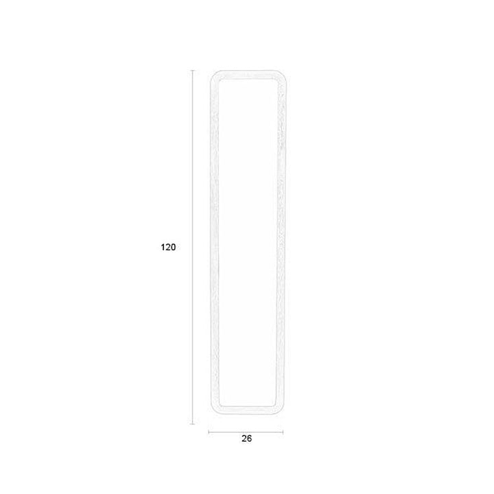 Nyko Rectangle Mirror - Rubber Wood Zuiver 5