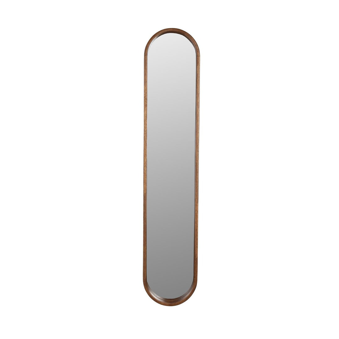 Nyko Oval Mirror - Rubber Wood Zuiver 1