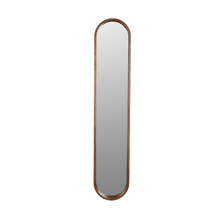 Nyko Oval Mirror - Rubber Wood Zuiver 1