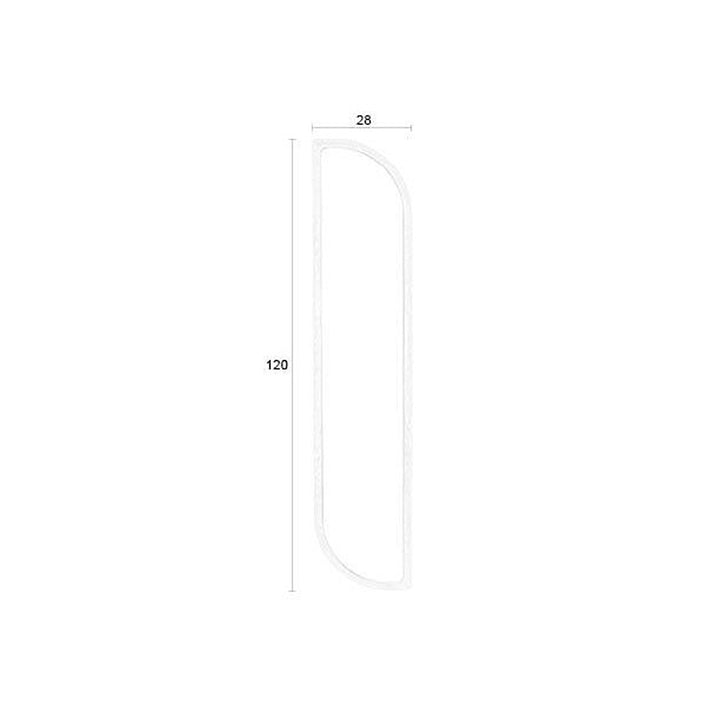 Nyko Asymmetrical Mirror - Rubber Wood Zuiver 6