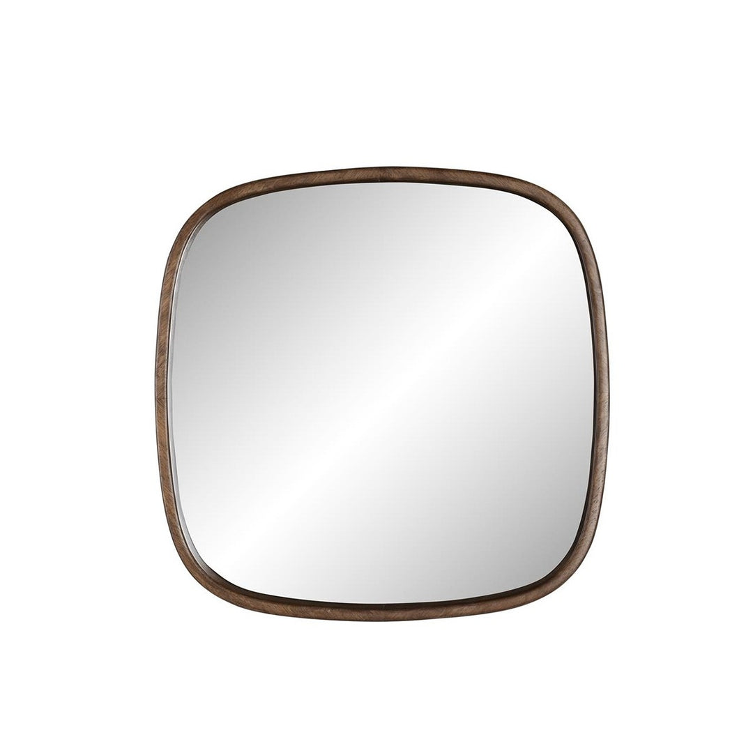Nyko Square Mirror - Rubber Wood Zuiver 1