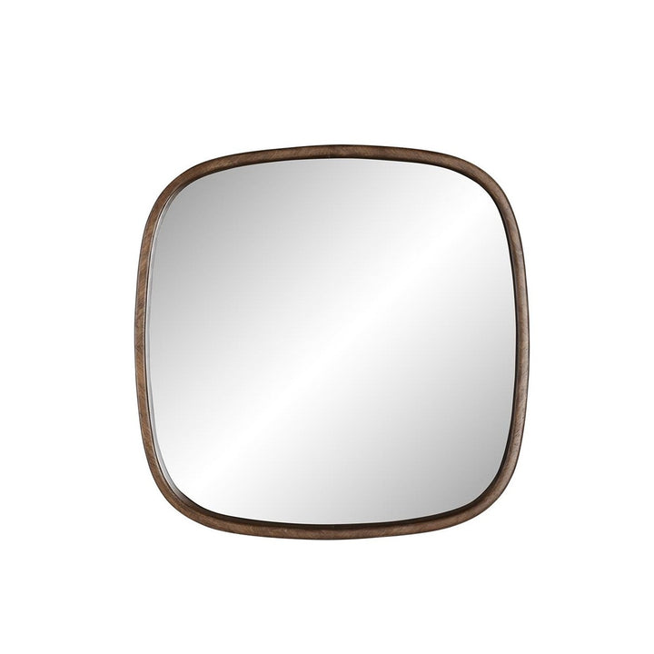 Nyko Square Mirror - Rubber Wood Zuiver 1