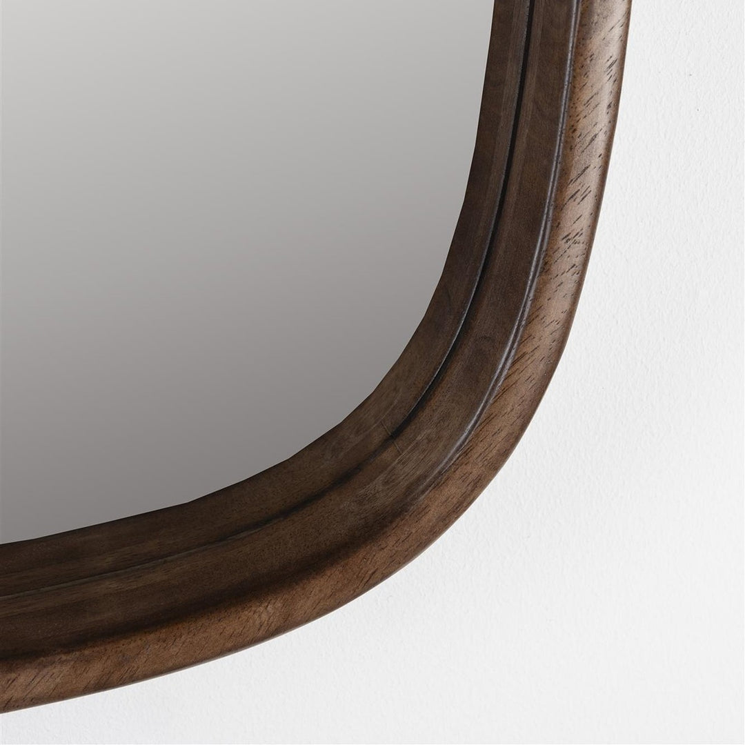 Nyko Square Mirror - Rubber Wood Zuiver 4