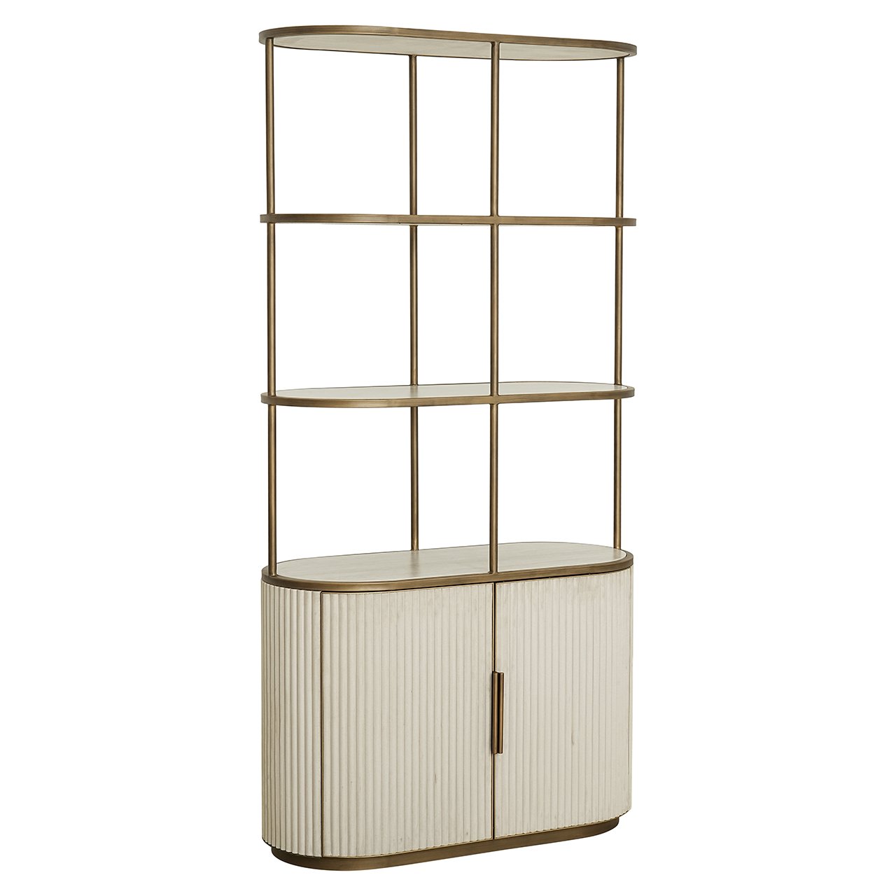 Richmond Interiors Tivoli 2 Door 3 Open Shelf Display Cabinet