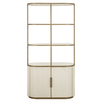 Richmond Interiors Tivoli 2 Door 3 Open Shelf Display Cabinet