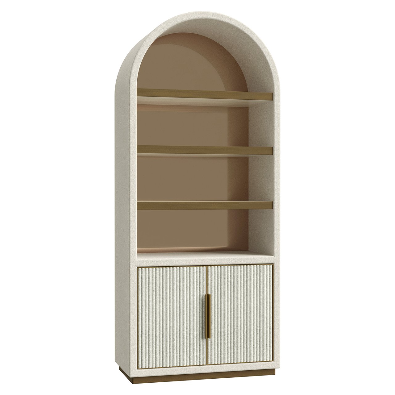 Richmond Interiors Tivoli 2 Door 3 Shelf Display Cabinet with Arched Top