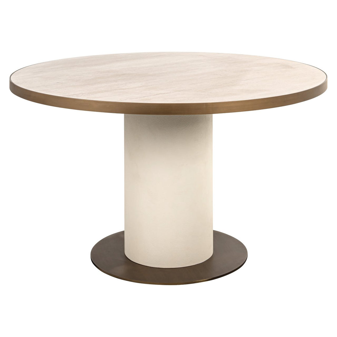Tivoli Round Dining Table 130cm - White Richmond 1