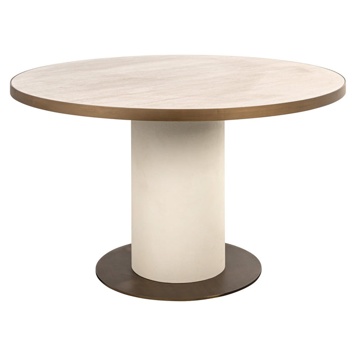 Tivoli Round Dining Table 130cm - White Richmond 1