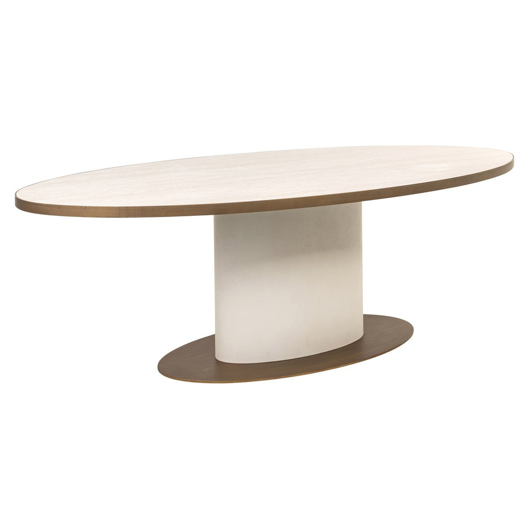 Tivoli Oval Dining Table 230cm - White Richmond 2
