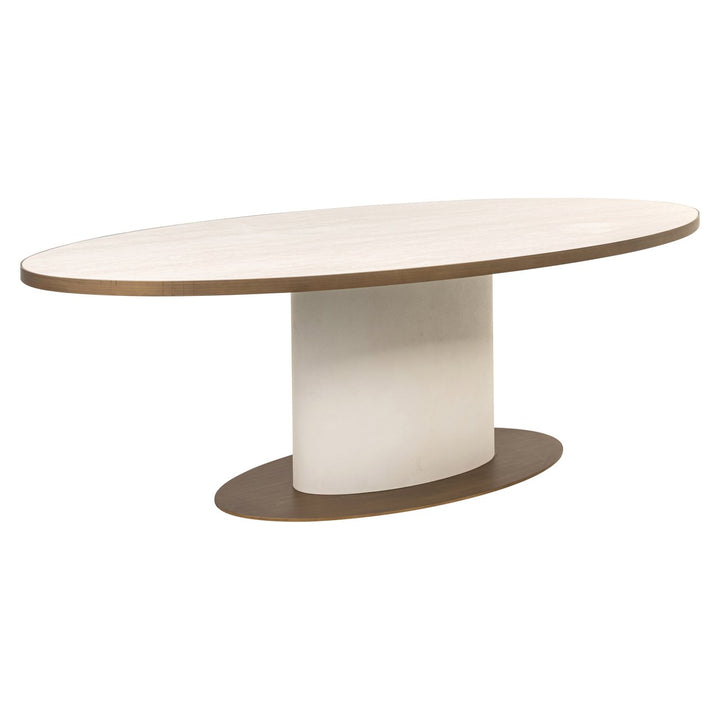 Tivoli Oval Dining Table 230cm - White Richmond 2