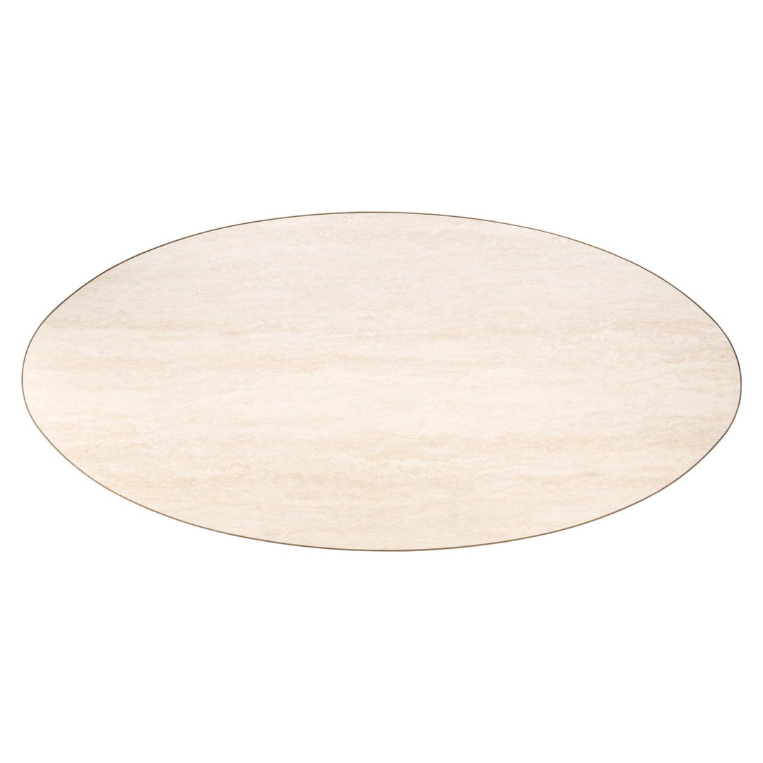 Tivoli Oval Dining Table 230cm - White Richmond 4