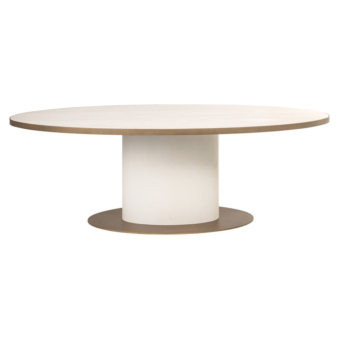 Tivoli Oval Dining Table 230cm - White Richmond 1